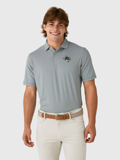 Peter Millar Crown Sport Men's Southlake Carroll Dragons Jubilee Performance Jersey Polo - Saint Bernard