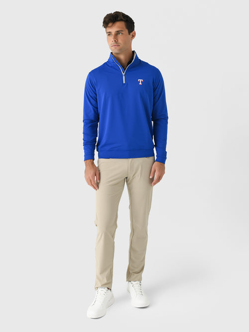 Peter Millar Major League Baseball Men's Texas Rangers Perth Performance Quarter-Zip
