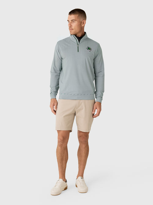 Peter Millar Crown Sport Men's Southlake Carroll Dragons Perth Mini Stripe Performance Quarter-Zip