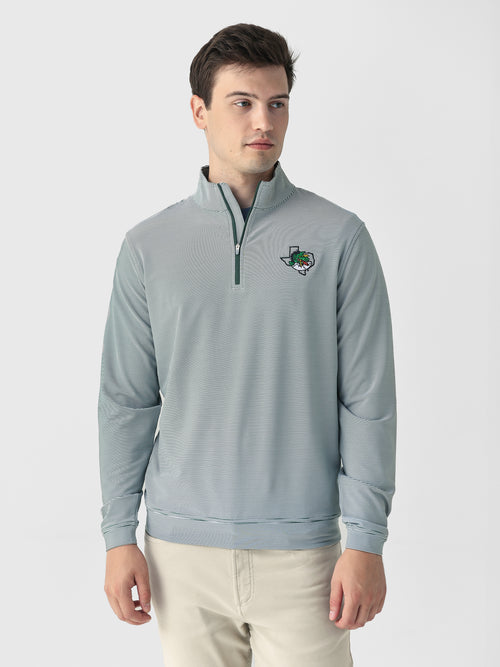 Peter Millar Crown Sport Men's Southlake Carroll Dragons Perth Mini Stripe Performance Quarter-Zip