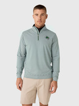 Peter Millar Crown Sport Men's Southlake Carroll Dragons Perth Mini Stripe Performance Quarter-Zip