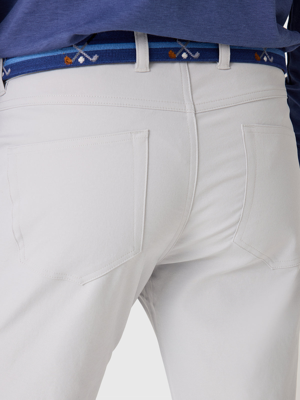 Peter Millar Crown Sport Men's EB66 Performance Five-Pocket Pant - Saint Bernard