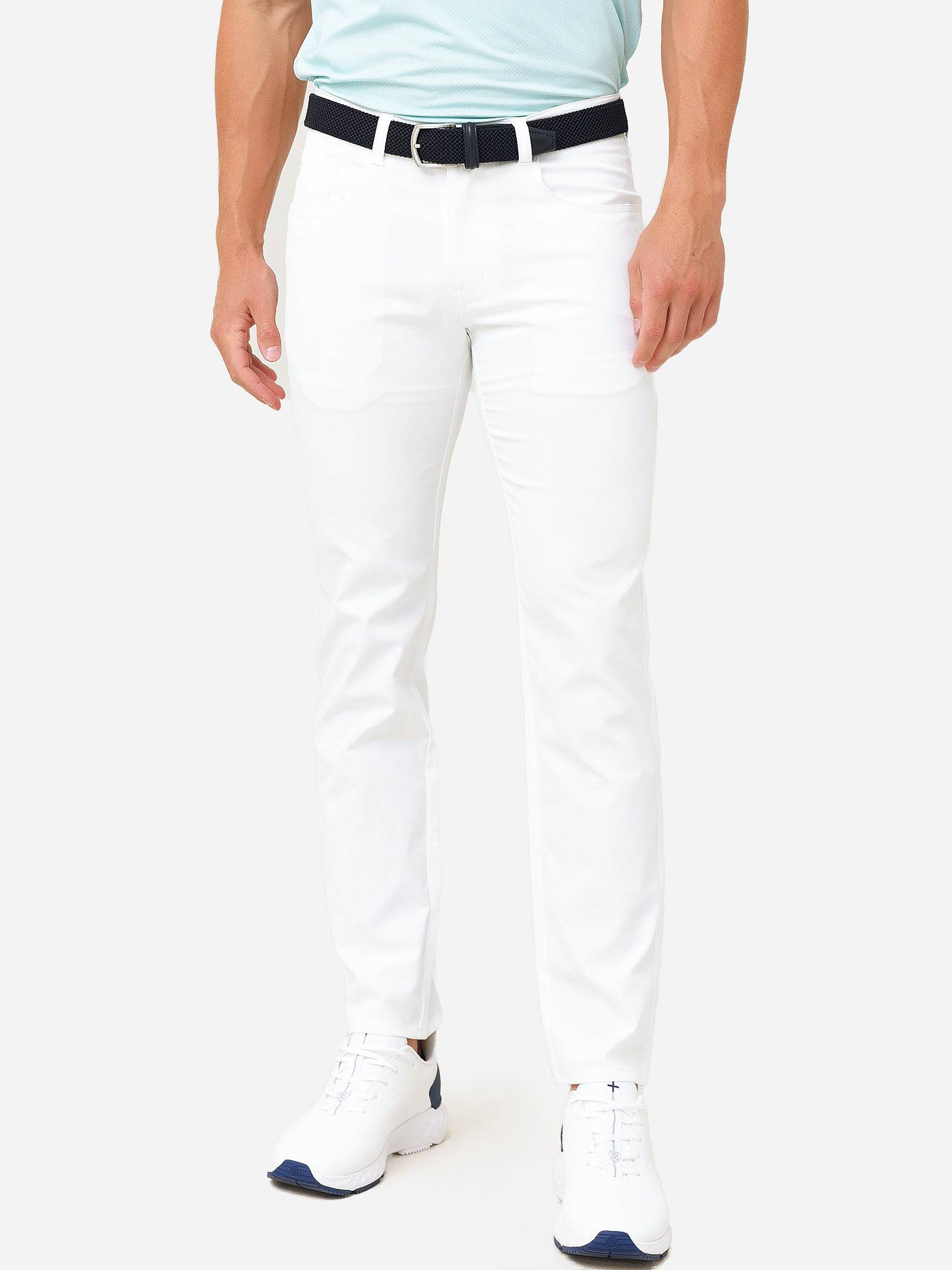 Peter Millar Crown Sport Men's EB66 Performance Five-Pocket Pant - Saint Bernard