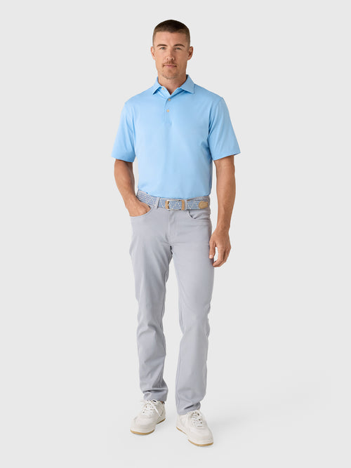 Peter Millar Crown Sport Men's Solid Performance Jersey Polo