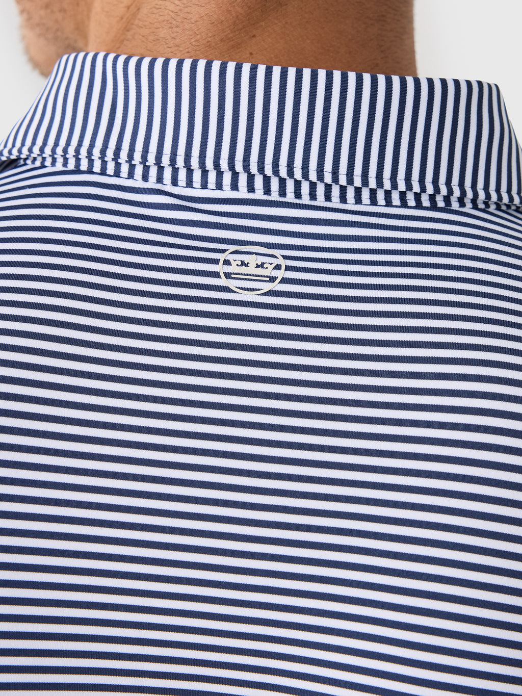 Peter Millar Crown Sport Men's Hales Performance Jersey Polo - Saint Bernard