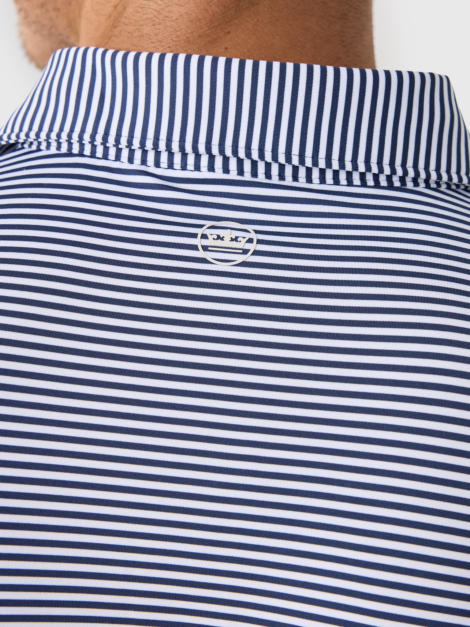 Peter Millar Crown Sport Men's Hales Performance Jersey Polo - Saint Bernard