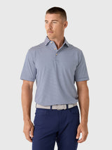 Peter Millar Crown Sport Men's Hales Performance Jersey Polo - Saint Bernard