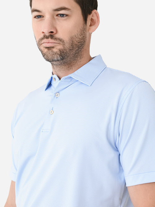 Peter Millar Crown Sport Men's Jubilee Stripe Performance Polo