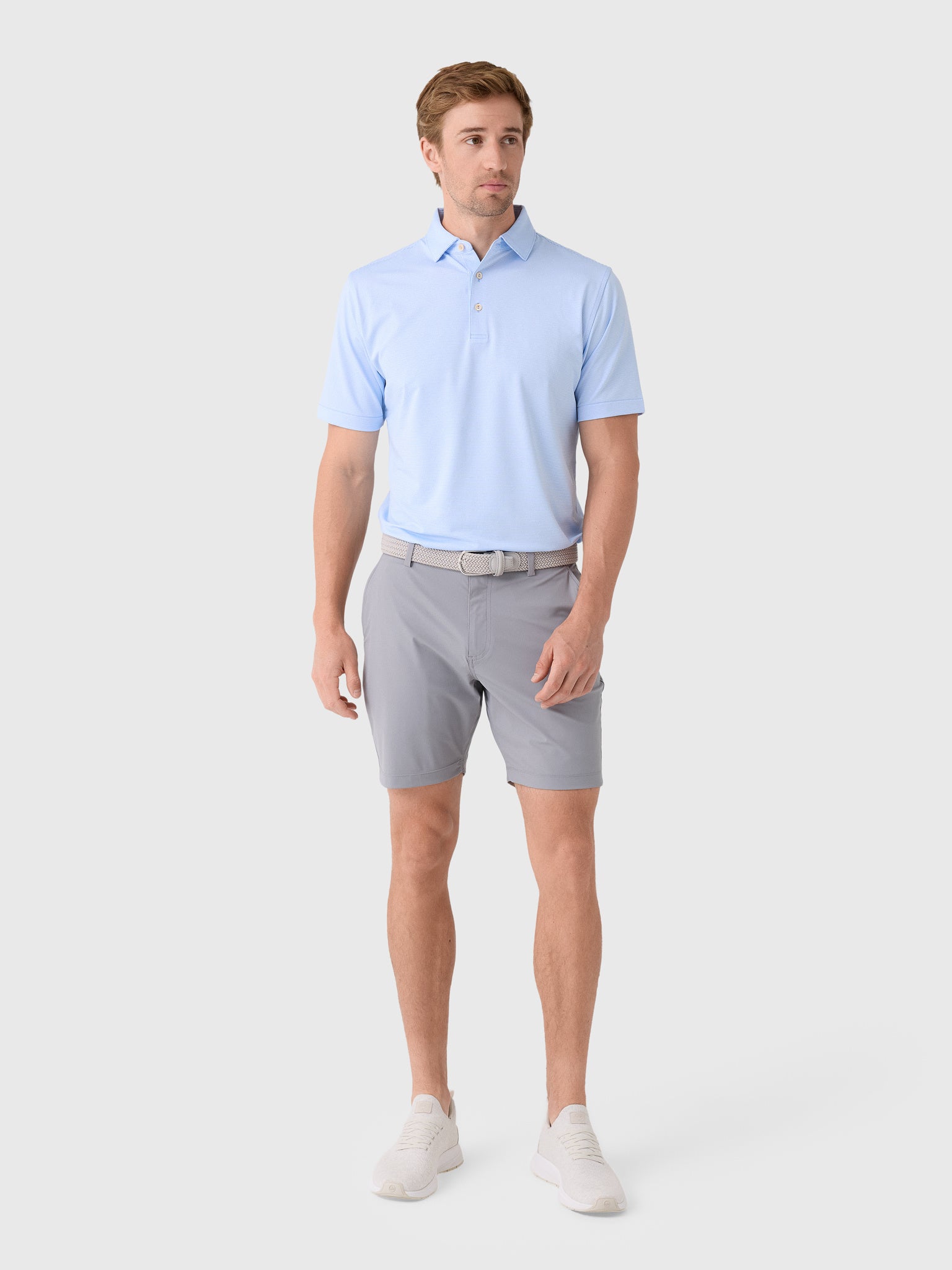 Peter Millar Crown Sport Men's Jubilee Stripe Performance Polo - Saint Bernard