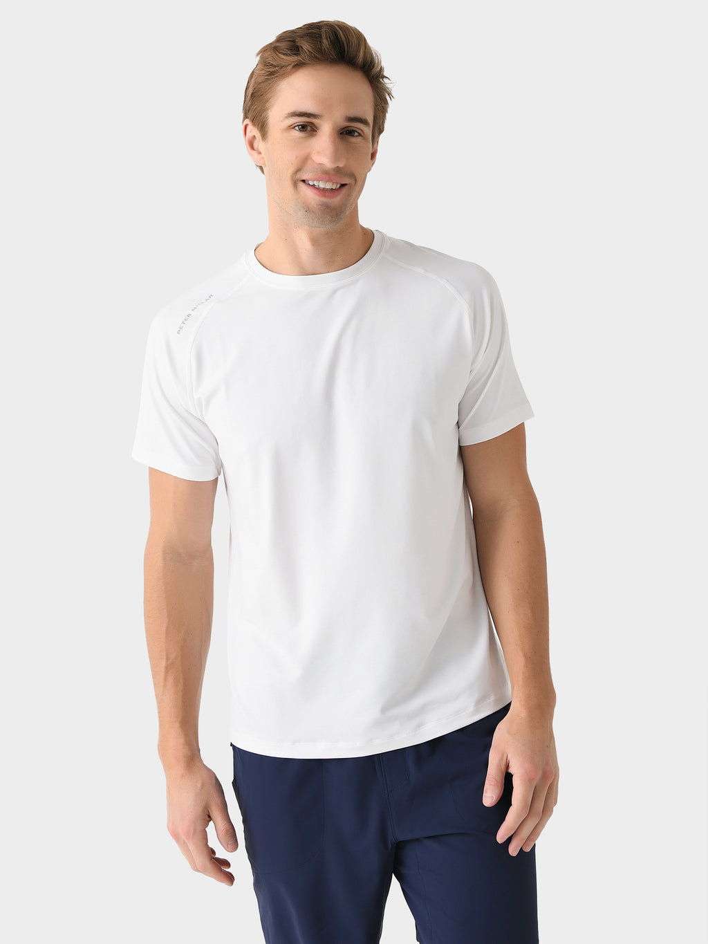 Peter Millar Active Men's Aurora Performance T-Shirt - Saint Bernard