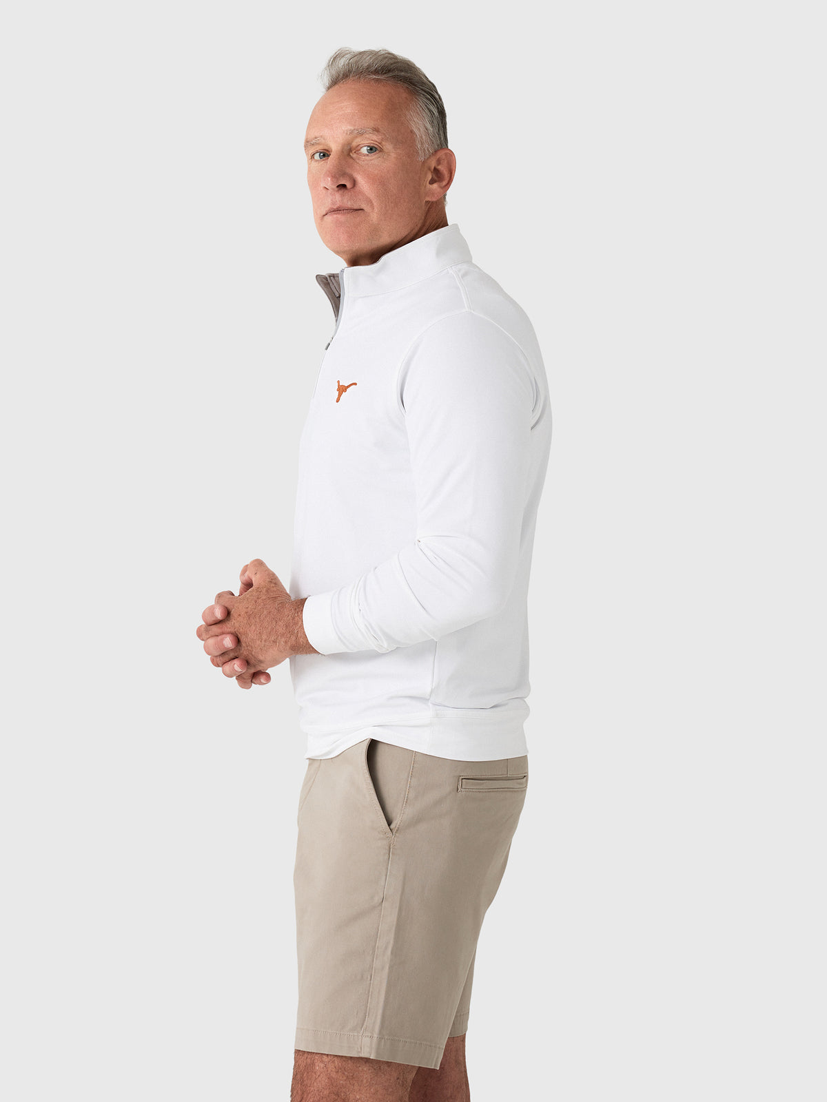 Peter Millar Collegiate Men's Perth Performance Quarter-Zip - Saint Bernard
