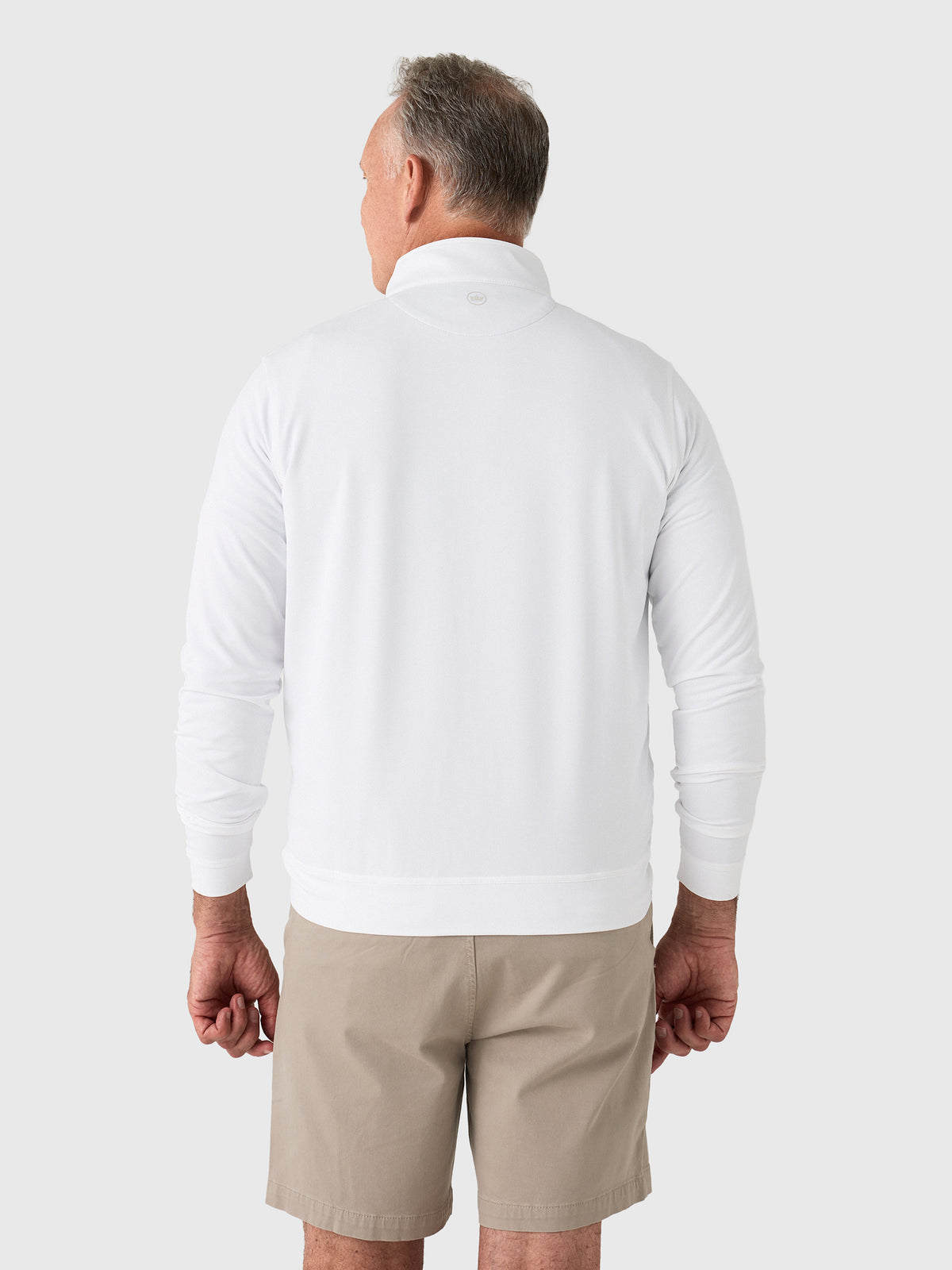 Peter Millar Collegiate Men's Perth Performance Quarter-Zip - Saint Bernard