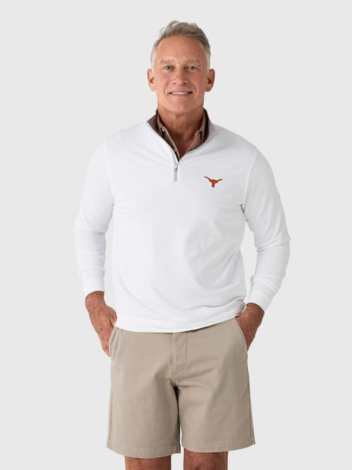 Peter Millar Collegiate Men's Perth Performance Quarter-Zip - Saint Bernard