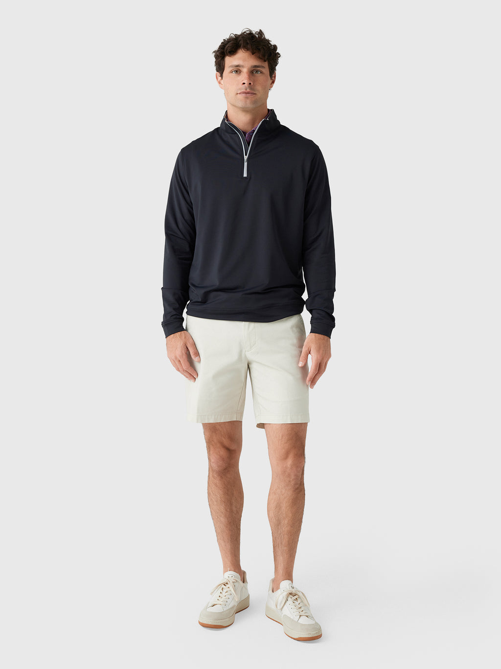 Peter Millar Crown Sport Men's Perth Performance Quarter-Zip - Saint Bernard