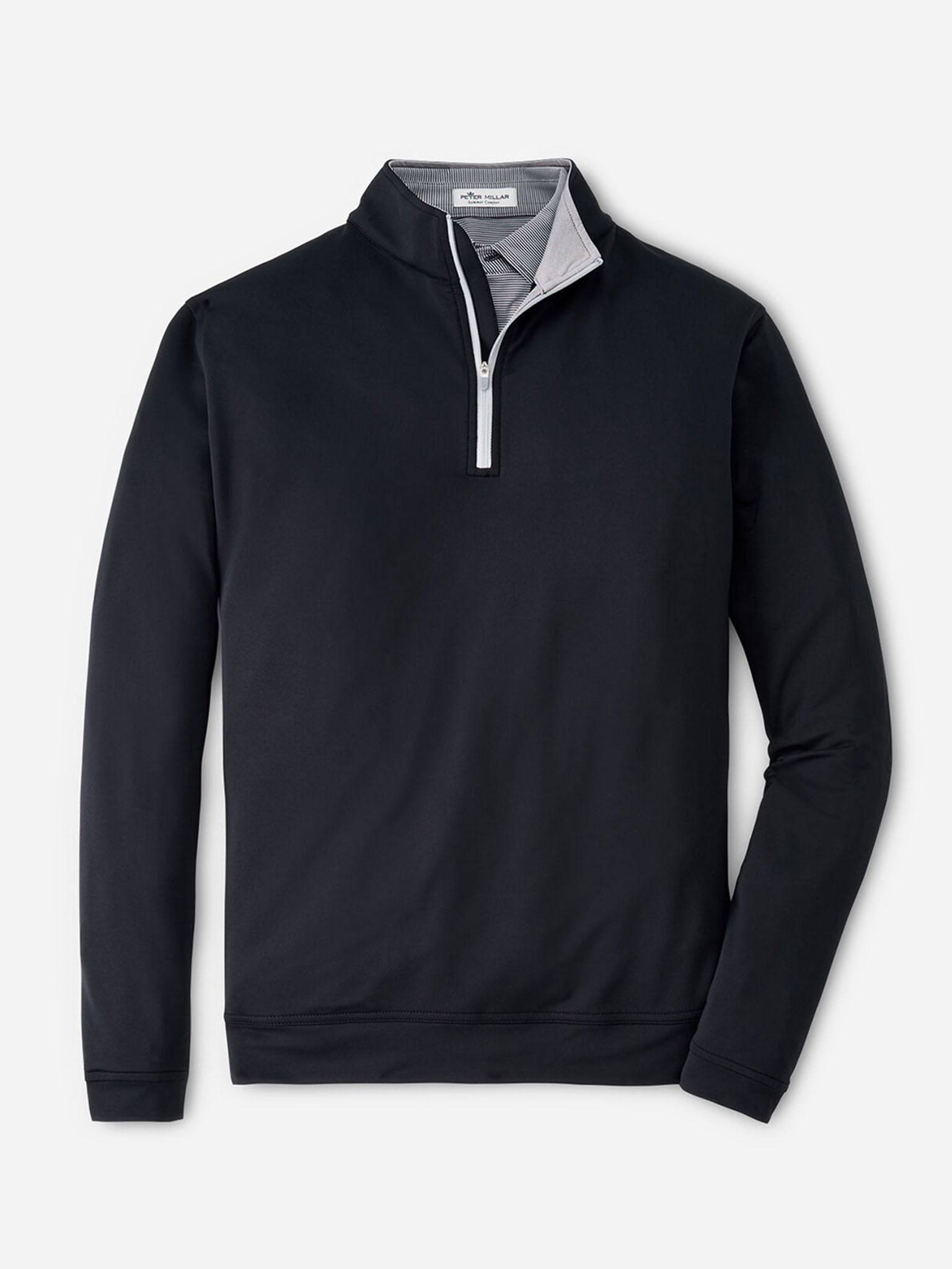 Peter Millar Crown Sport Men's Perth Stretch Loop Terry Quarter-Zip