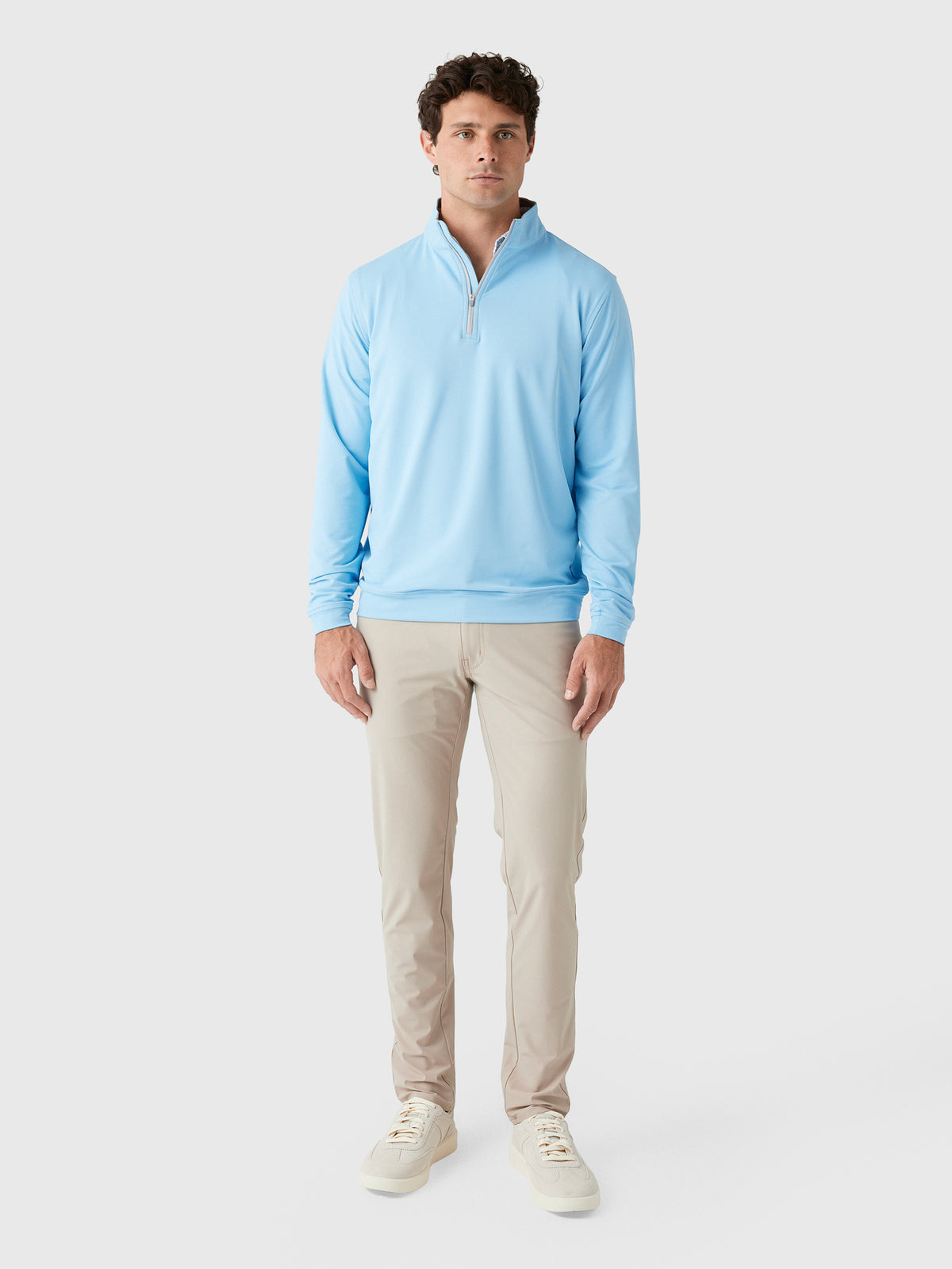 Peter Millar Crown Sport Men's Perth Performance Quarter-Zip - Saint Bernard