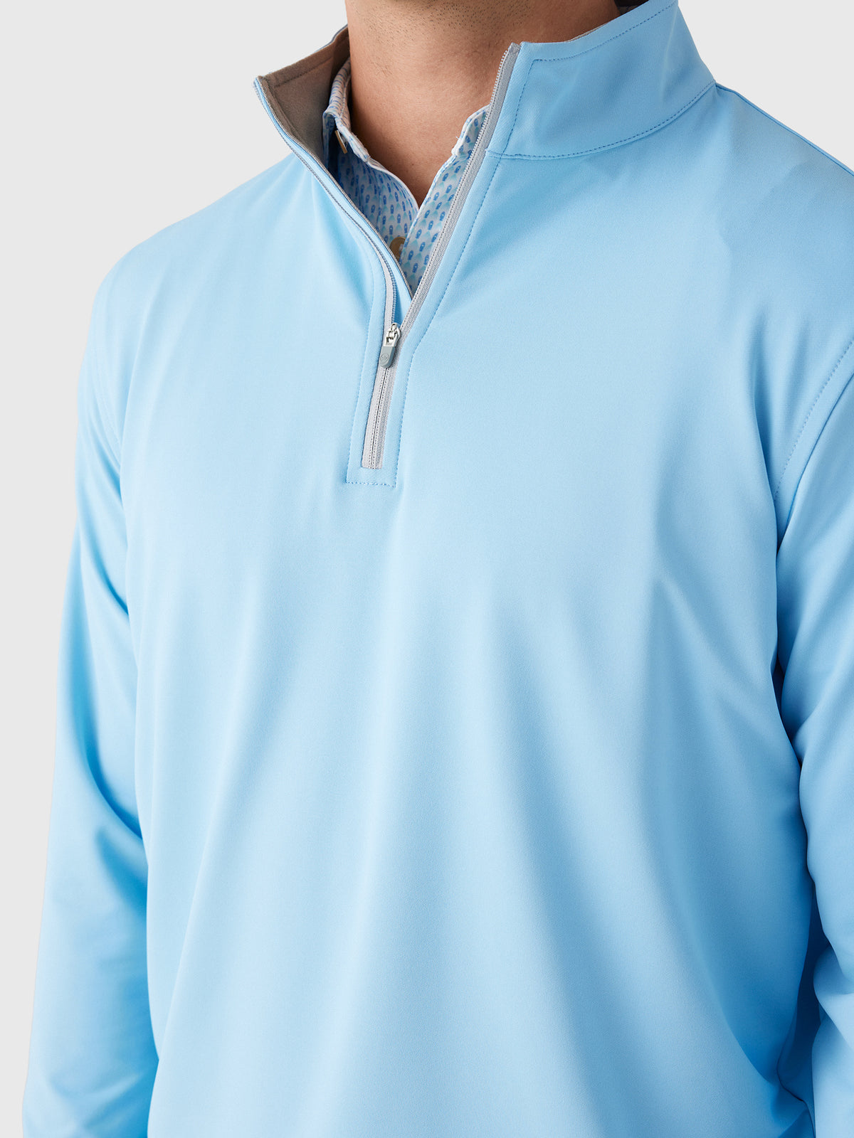 Peter Millar Crown Sport Men's Perth Performance Quarter-Zip - Saint Bernard