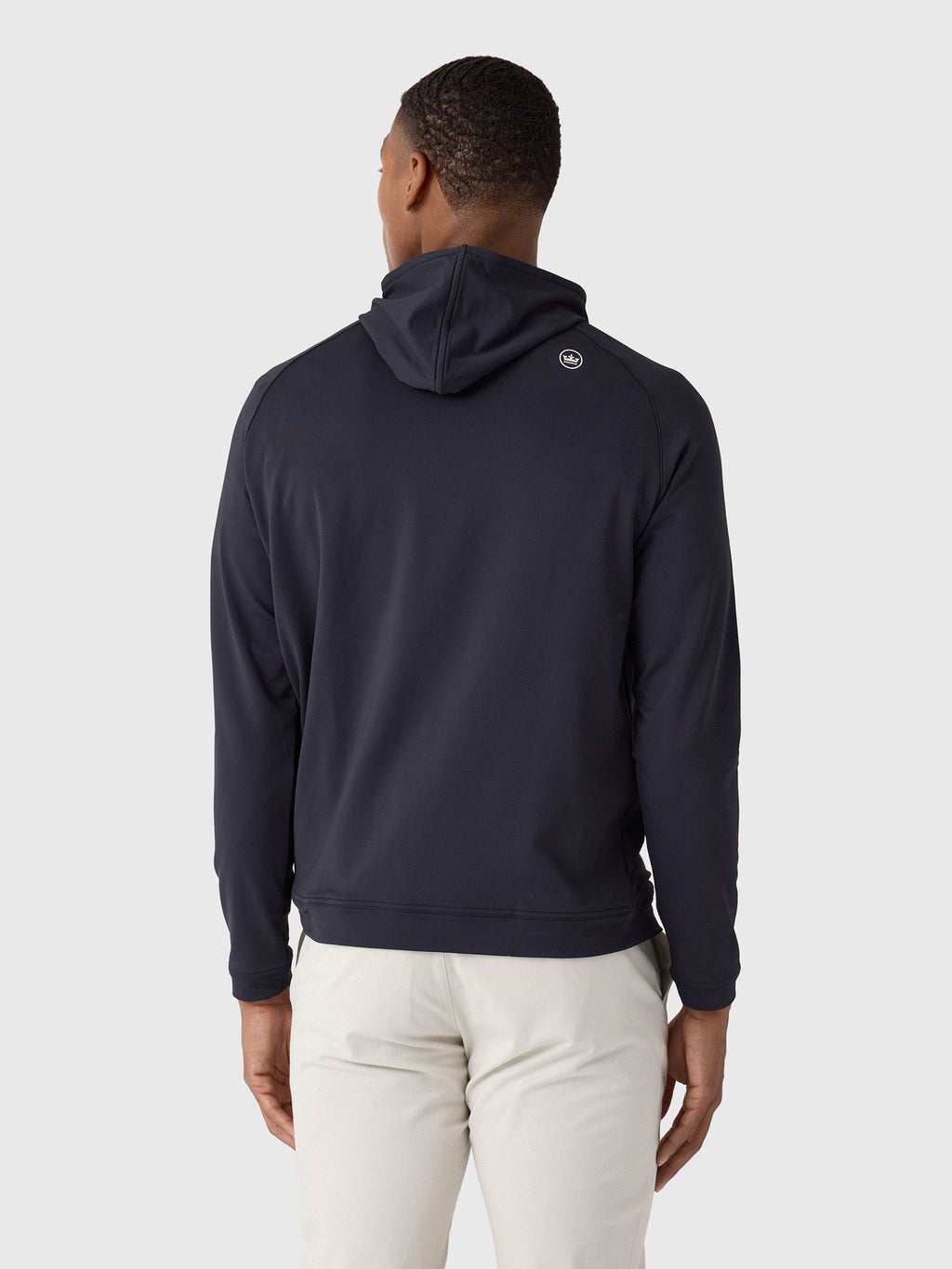 Peter Millar Crown Sport Men's Pine Performance Hoodie - Saint Bernard