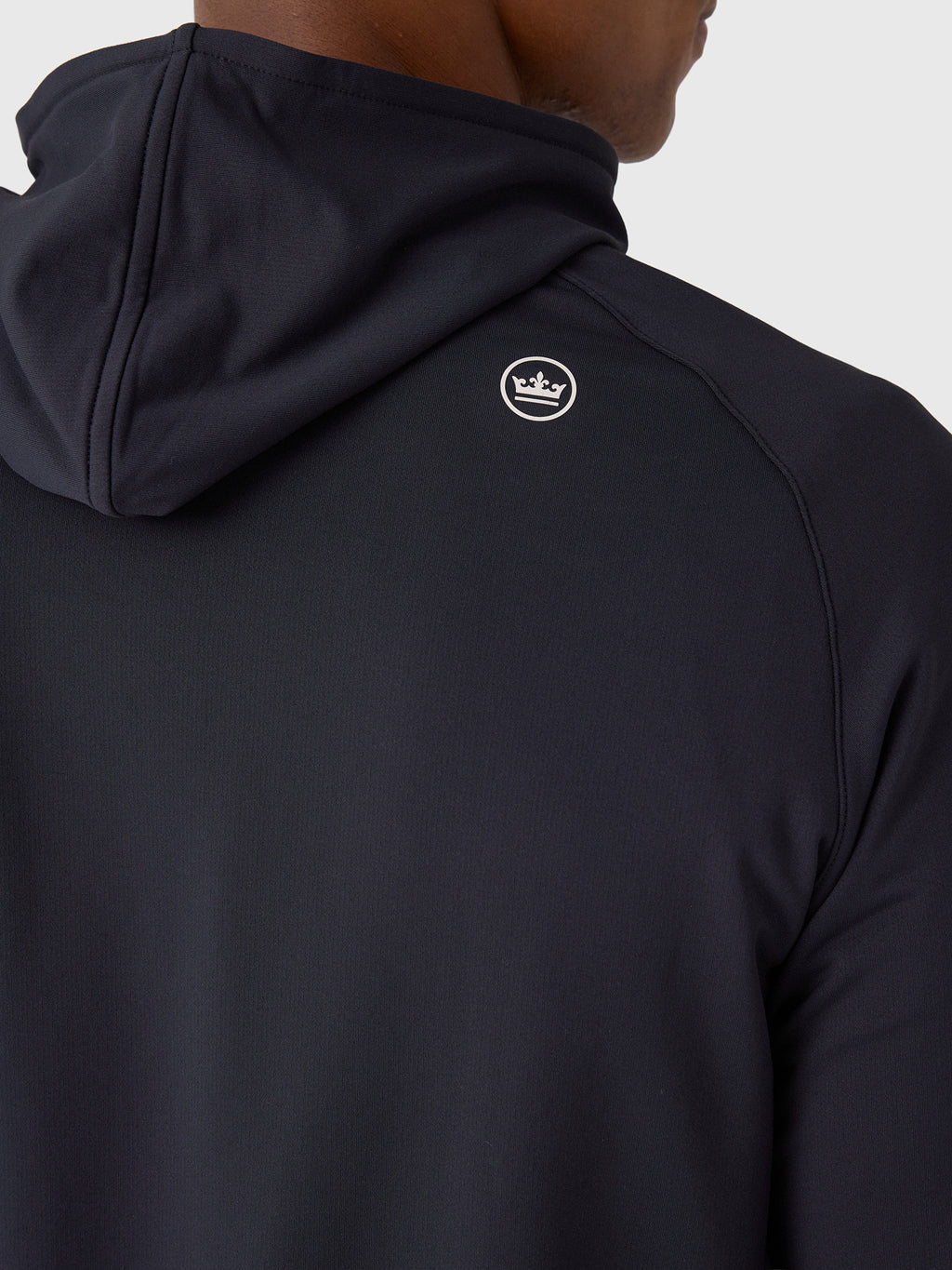 Peter Millar Crown Sport Men's Pine Performance Hoodie - Saint Bernard