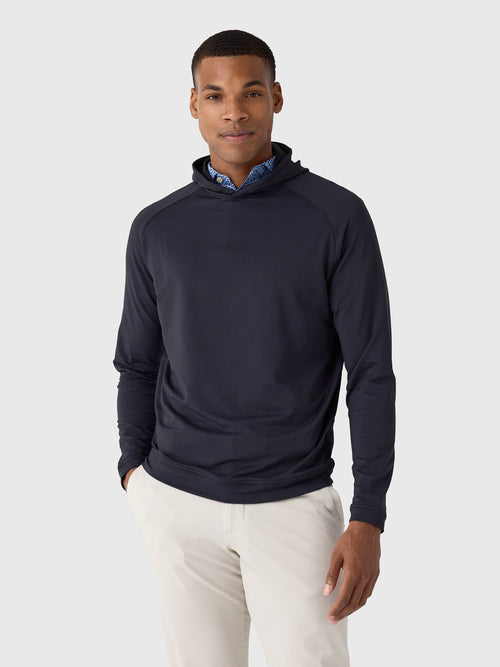 Peter Millar Crown Sport Men's Pine Performance Hoodie - Saint Bernard