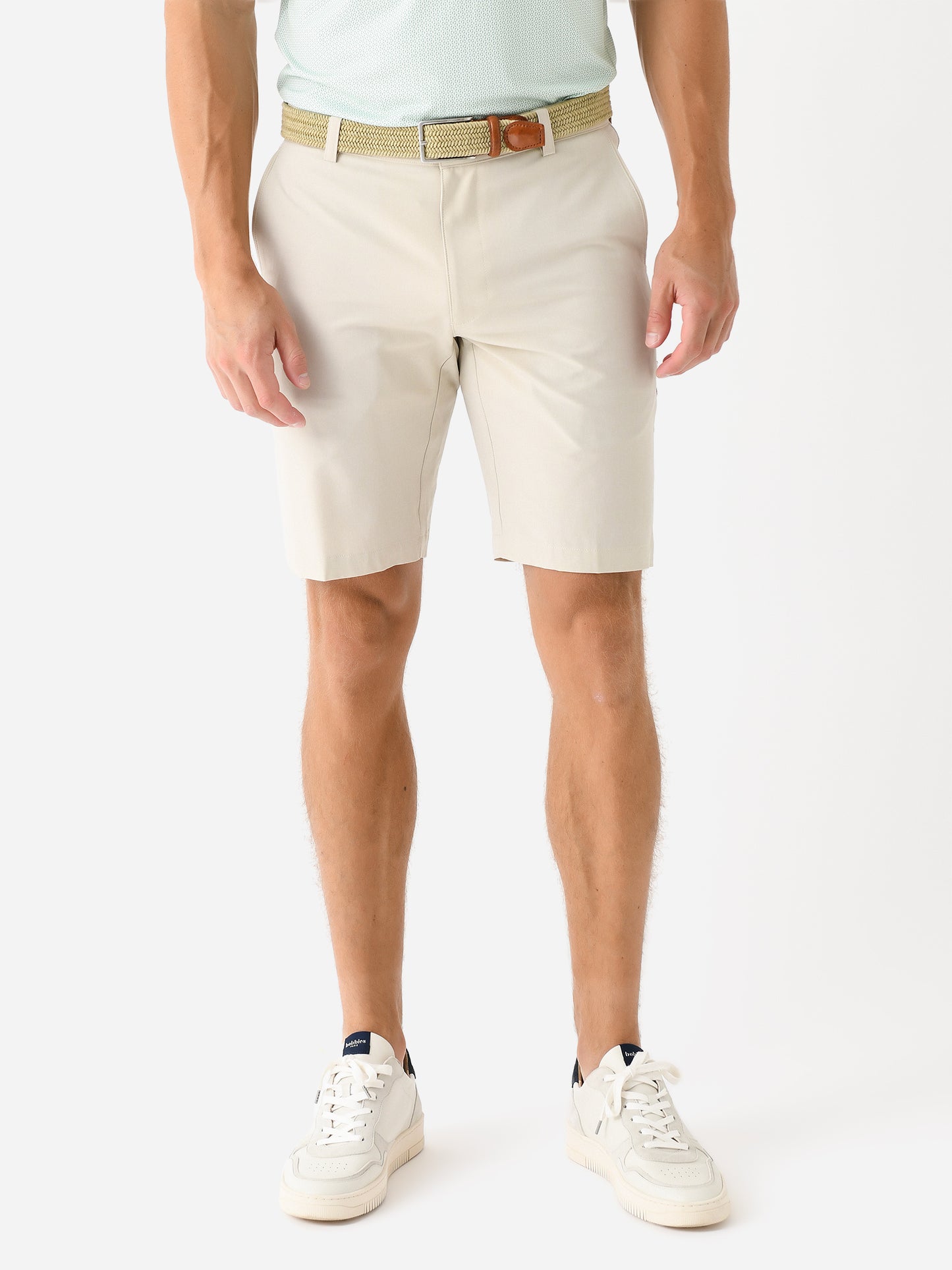 Peter Millar Crown Sport Men's Shackleford Performance Hybrid Short - Saint Bernard