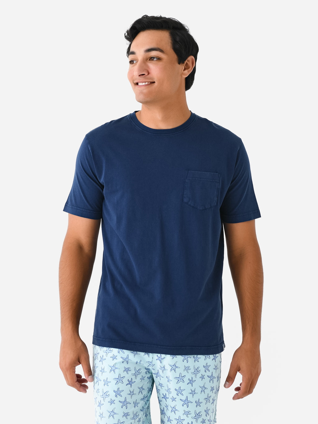 Peter Millar Crown Men's Lava Wash Pocket Tee - Saint Bernard