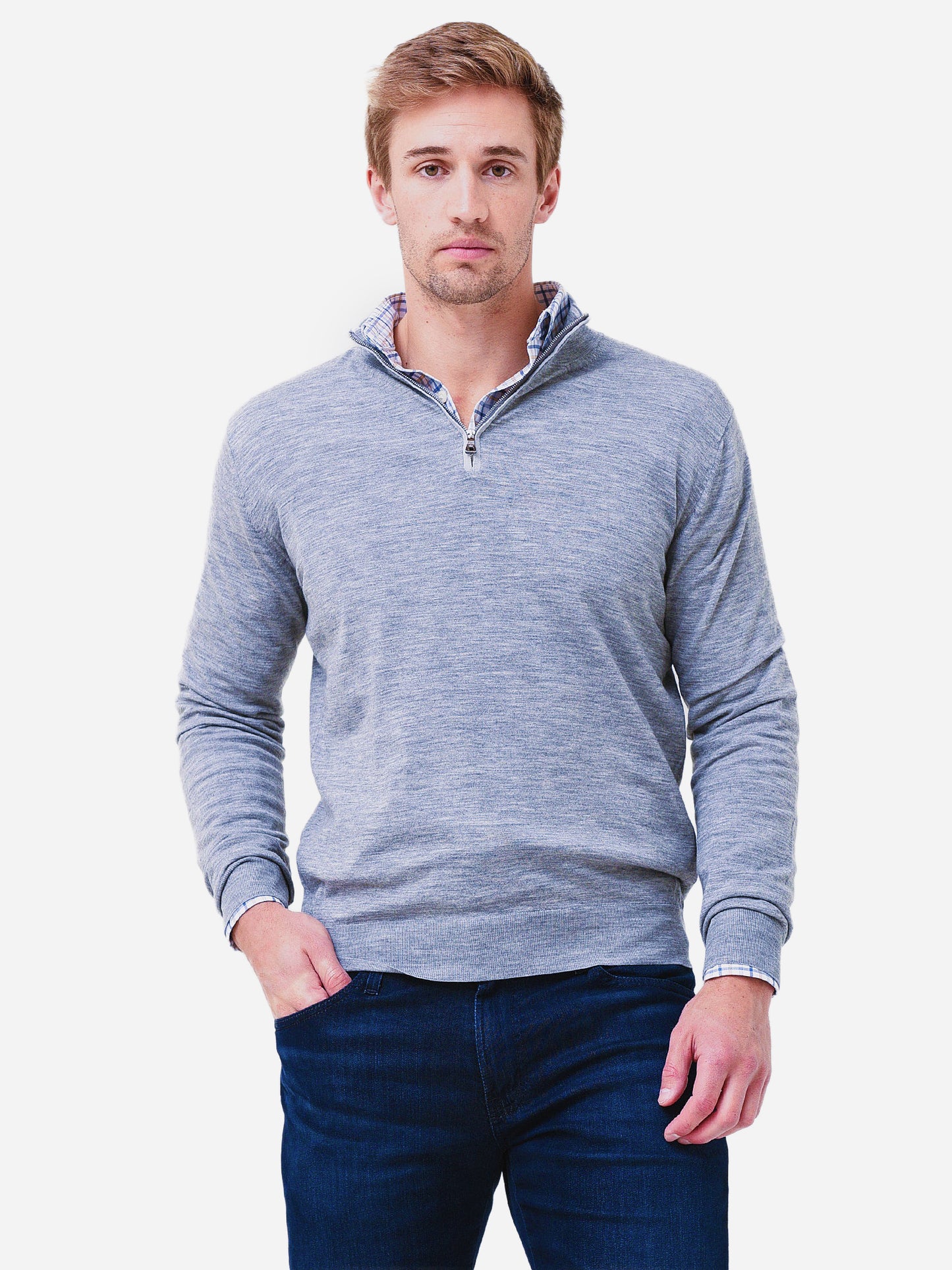 Peter Millar Collection Men's Excursionist Flex Quarter-Zip - Saint Bernard