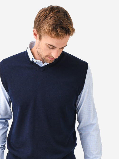 Peter Millar Crown Men's Autumn Crest V-Neck Vest