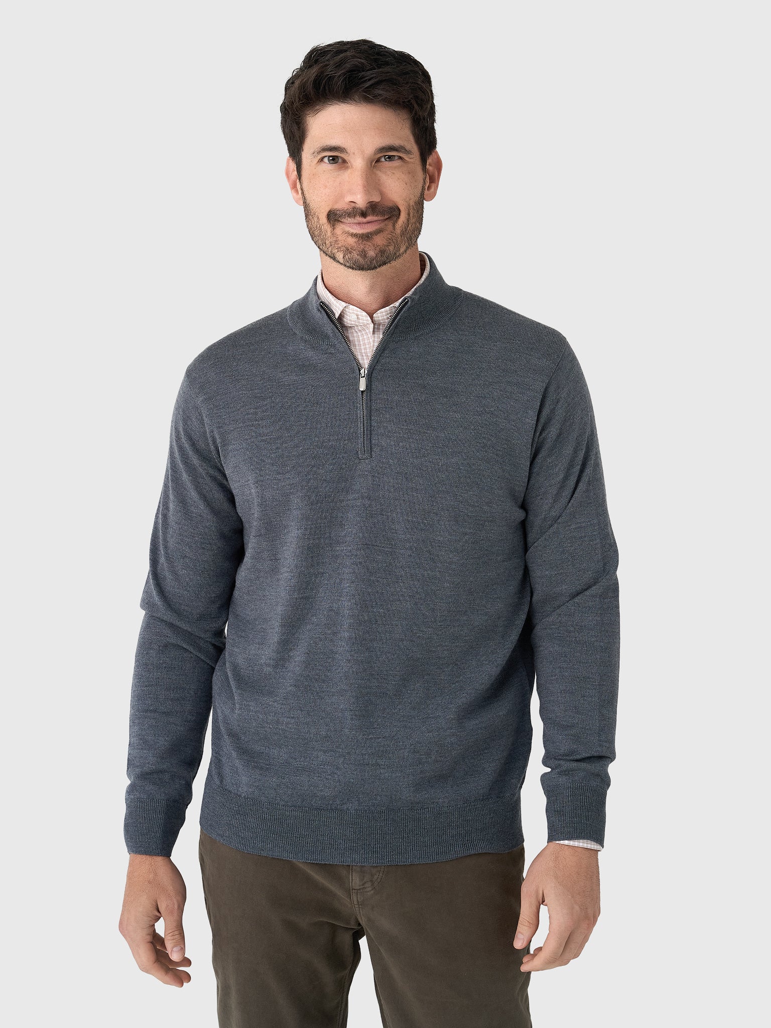 Peter Millar Crown Men's Autumn Crest Quarter-Zip - Saint Bernard