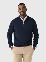 Peter Millar Crown Men's Autumn Crest Quarter-Zip - Saint Bernard
