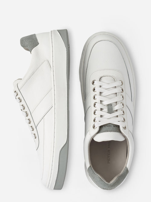 Peter Millar Crown Crafted Men's Vantage Pebble Grain Leather Sneaker