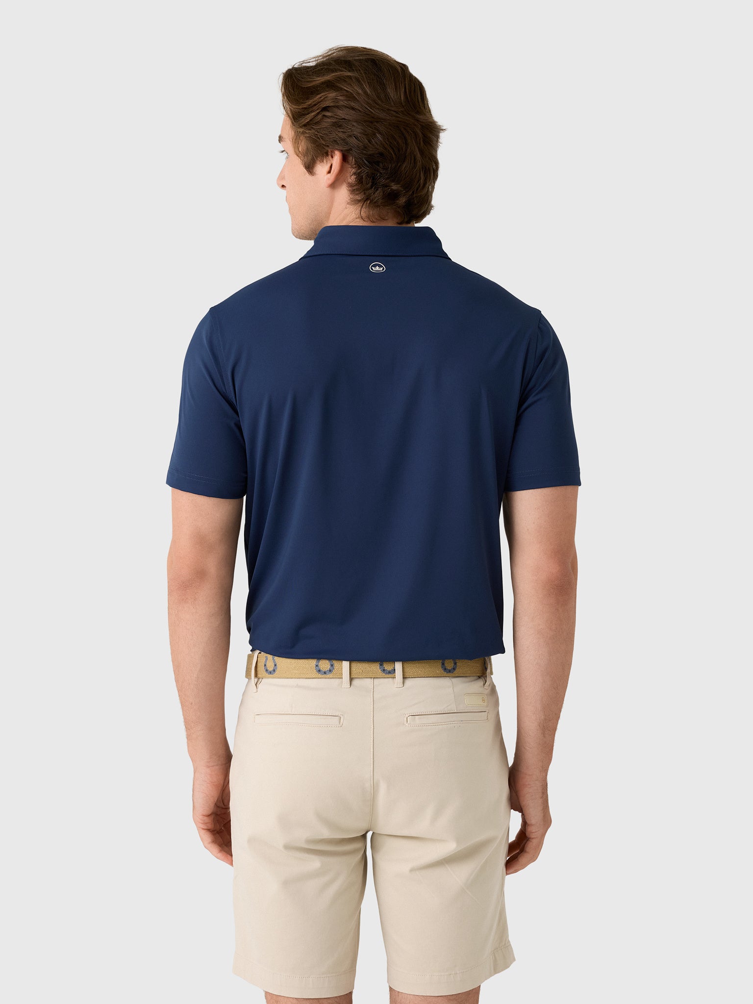 Peter Millar Crown Crafted Men's Solid Performance Jersey Polo - Saint Bernard