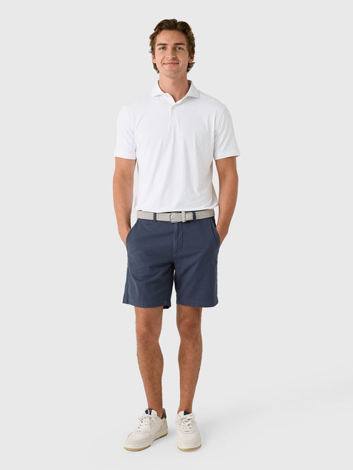 Peter Millar Crown Crafted Men's Solid Performance Jersey Polo - Saint Bernard