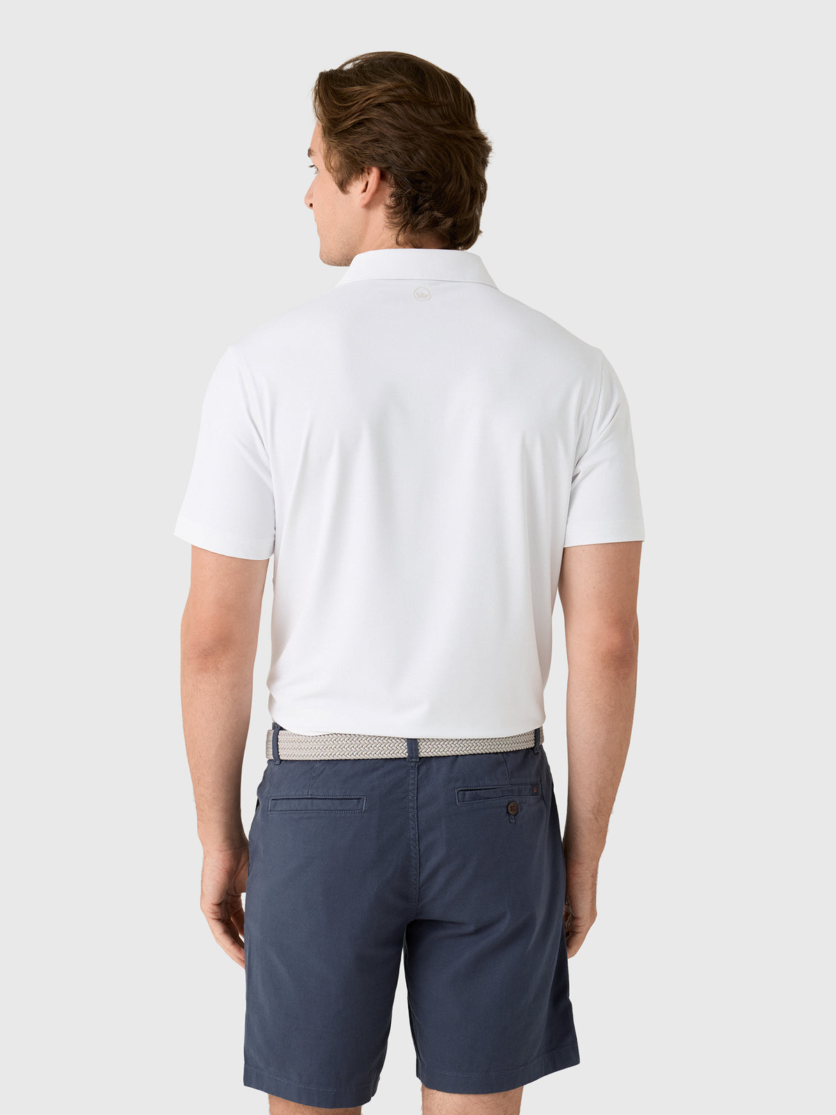 Peter Millar Crown Crafted Men's Solid Performance Jersey Polo - Saint Bernard
