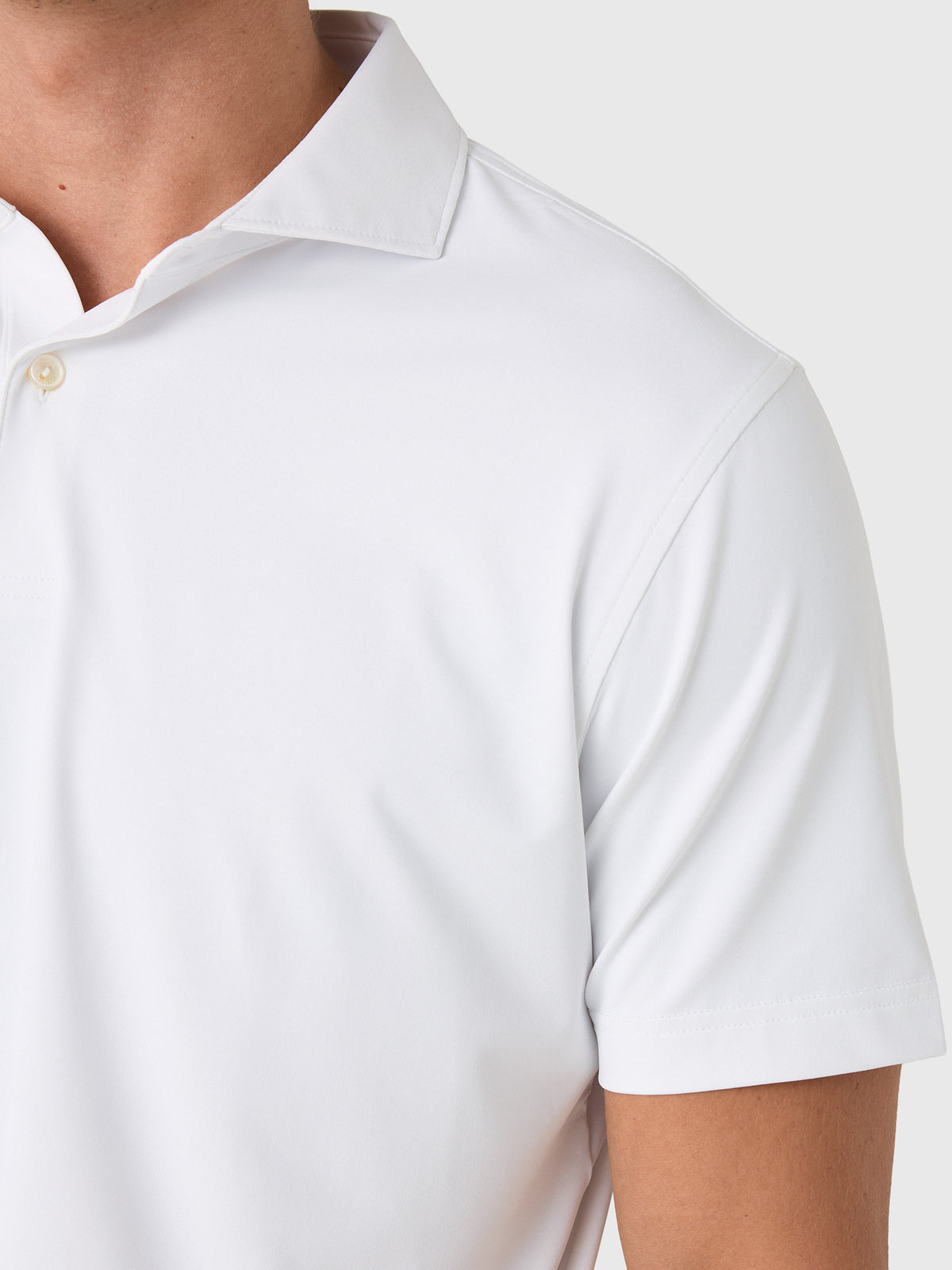 Peter Millar Crown Crafted Men's Solid Performance Jersey Polo - Saint Bernard