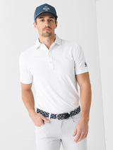 Peter Millar Crown Crafted Men's Soul Performance Mesh Omni Polo - Saint Bernard