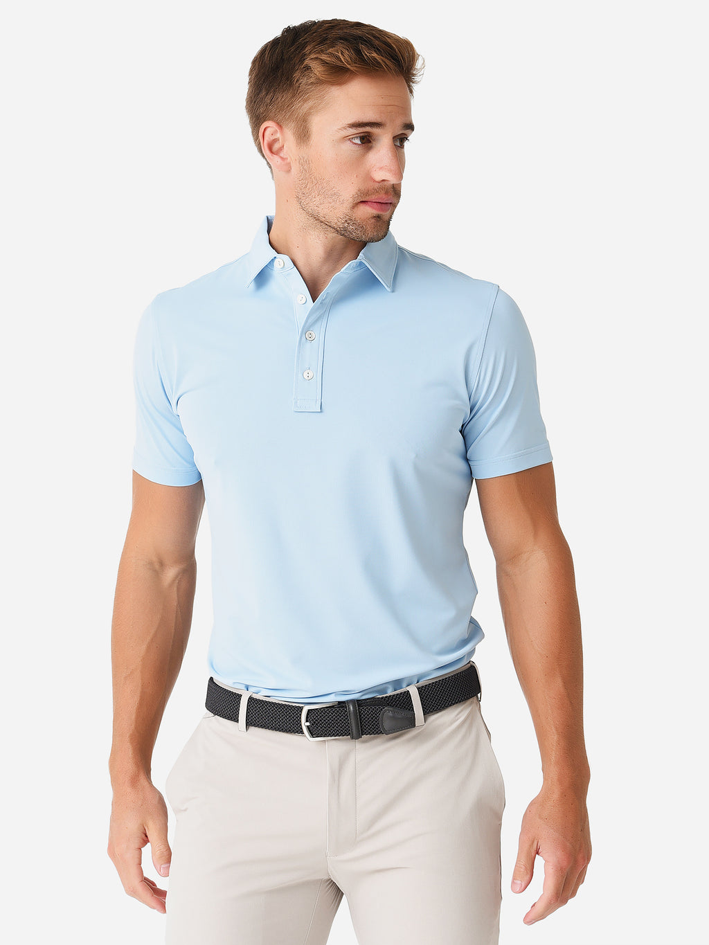 Peter Millar Crown Crafted Men's Soul Performance Mesh Polo - Saint Bernard