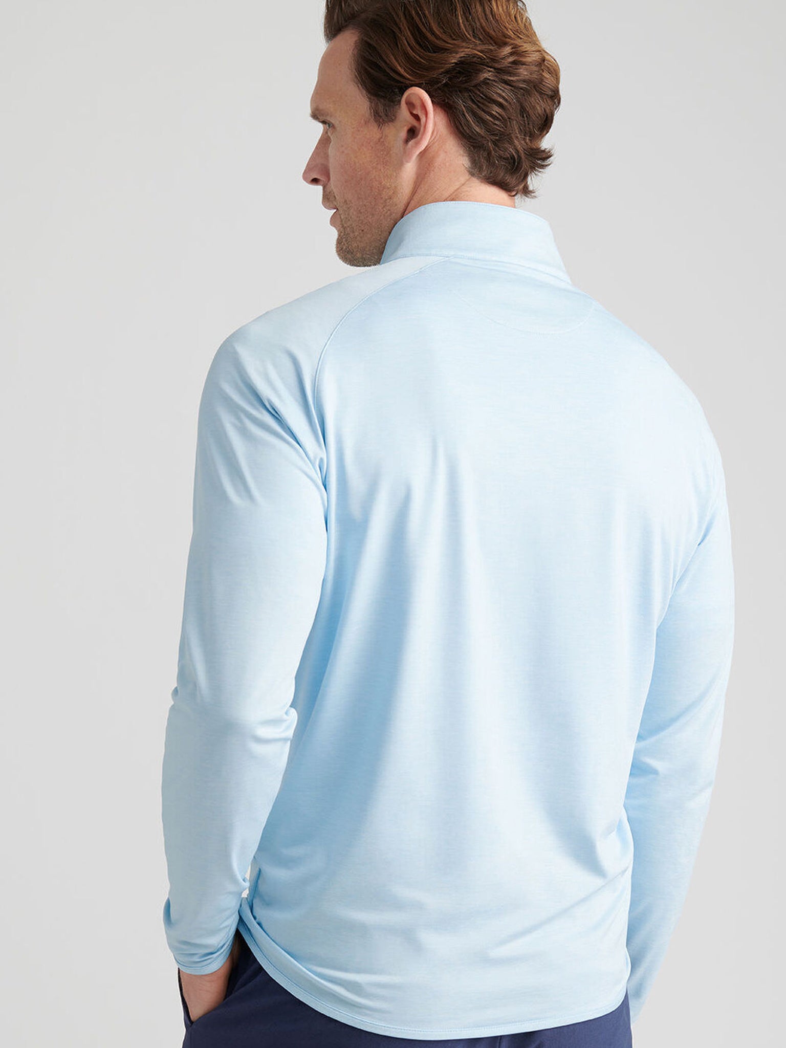 Peter Millar Crown Crafted Men's Stealth Performance Quarter-Zip