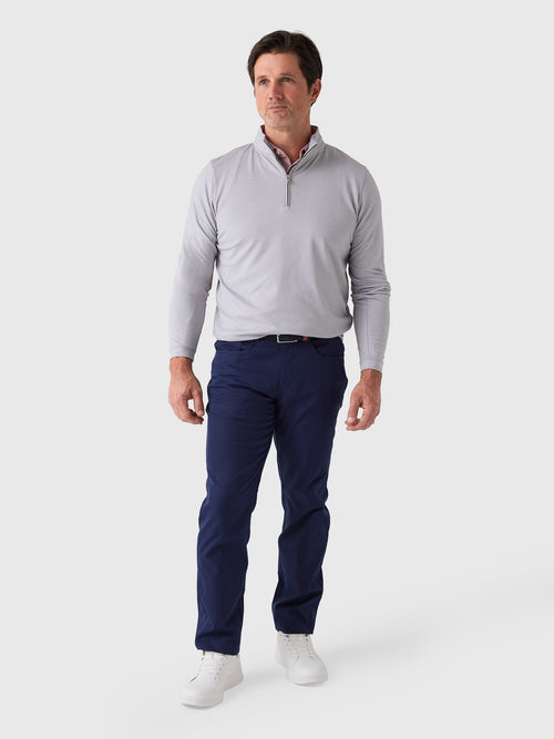 Peter Millar Crown Crafted Men's Albatross Cotton-Blend Piqué Quarter-Zip