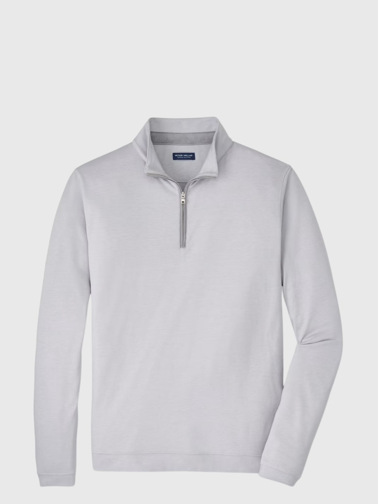 Peter Millar Crown Crafted Men's Albatross Cotton-Blend Piqué Quarter-Zip - Saint Bernard