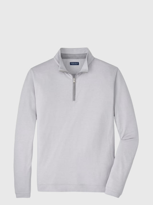 Peter Millar Crown Crafted Men's Albatross Cotton-Blend Piqué Quarter-Zip