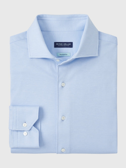 Peter Millar Crown Crafted Men's Excursionist Flex Solid Sport Shirt