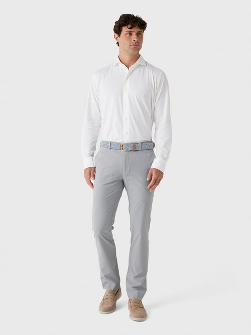 Peter Millar Crown Crafted Men's Excursionist Flex Solid Sport Shirt