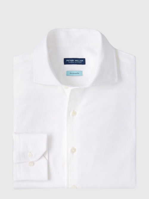 Peter Millar Crown Crafted Men's Excursionist Flex Solid Sport Shirt
