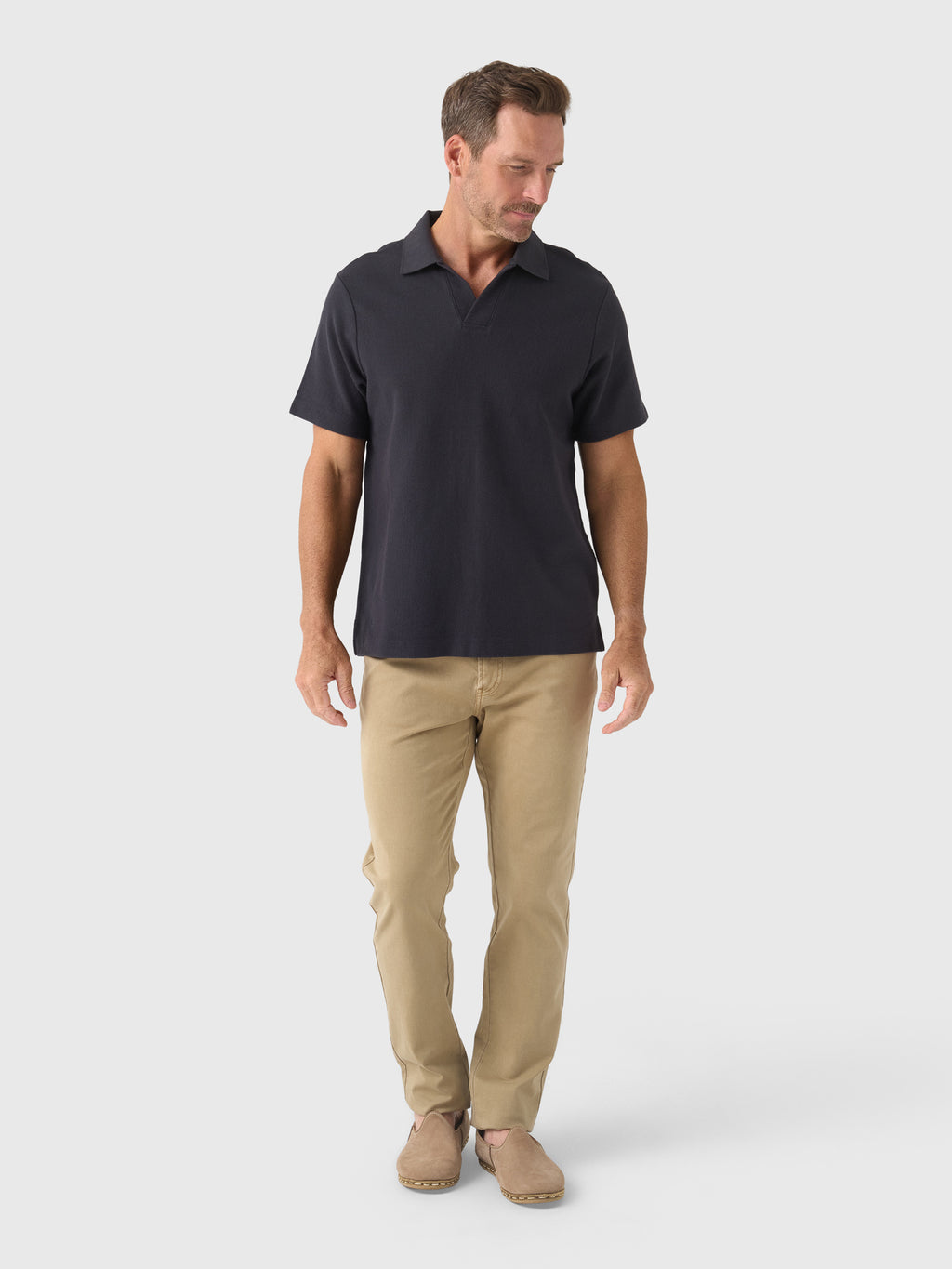 Frame Men's Jacquard Polo - Saint Bernard
