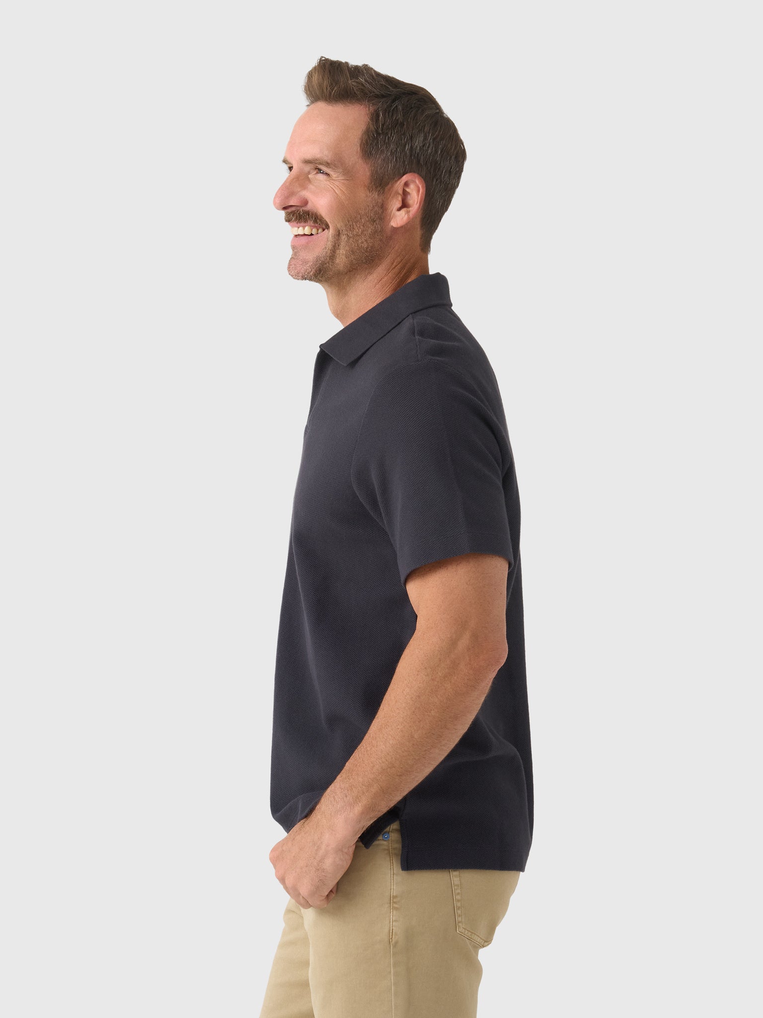 Frame Men's Jacquard Polo - Saint Bernard