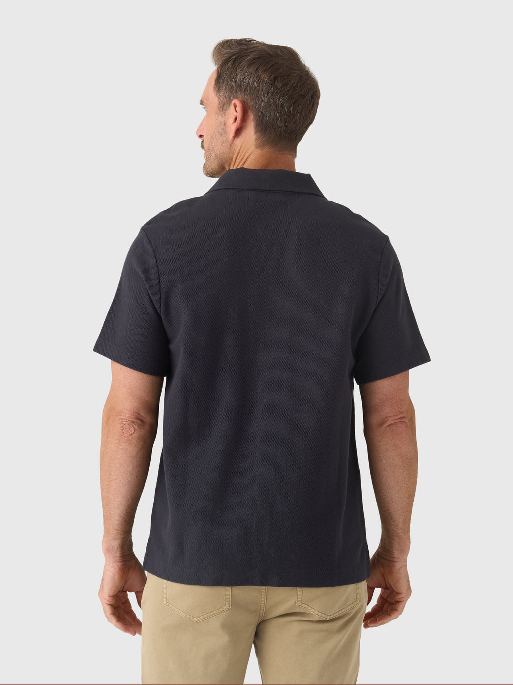 Frame Men's Jacquard Polo - Saint Bernard