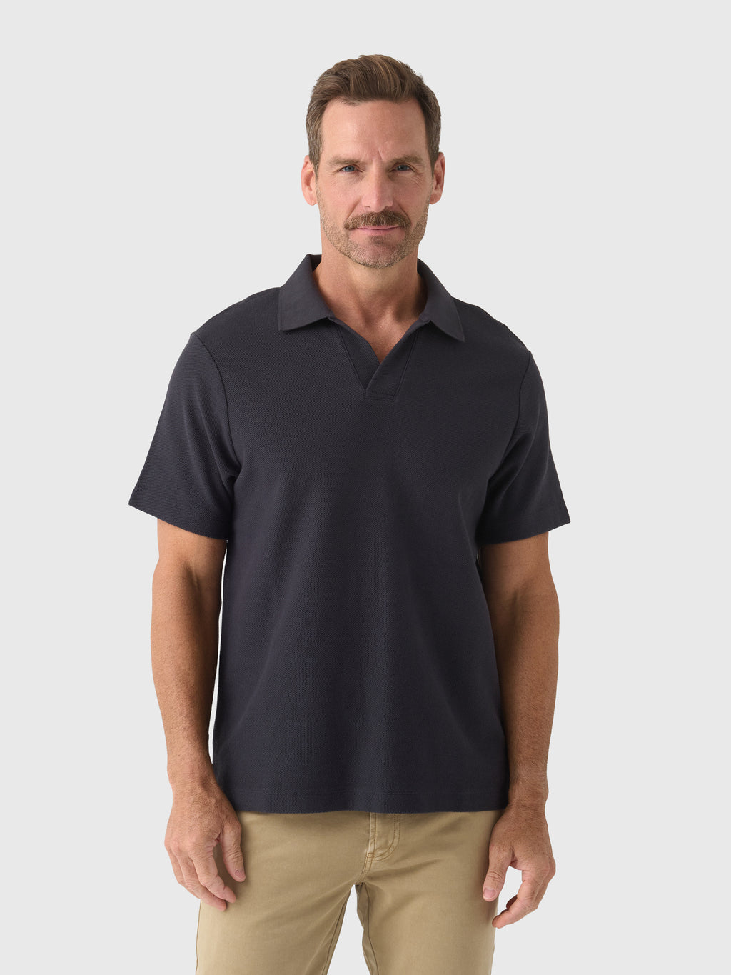 Frame Men's Jacquard Polo - Saint Bernard