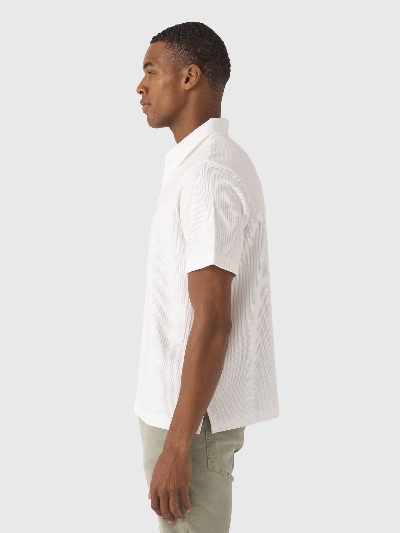 Frame Men's Jacquard Polo - Saint Bernard