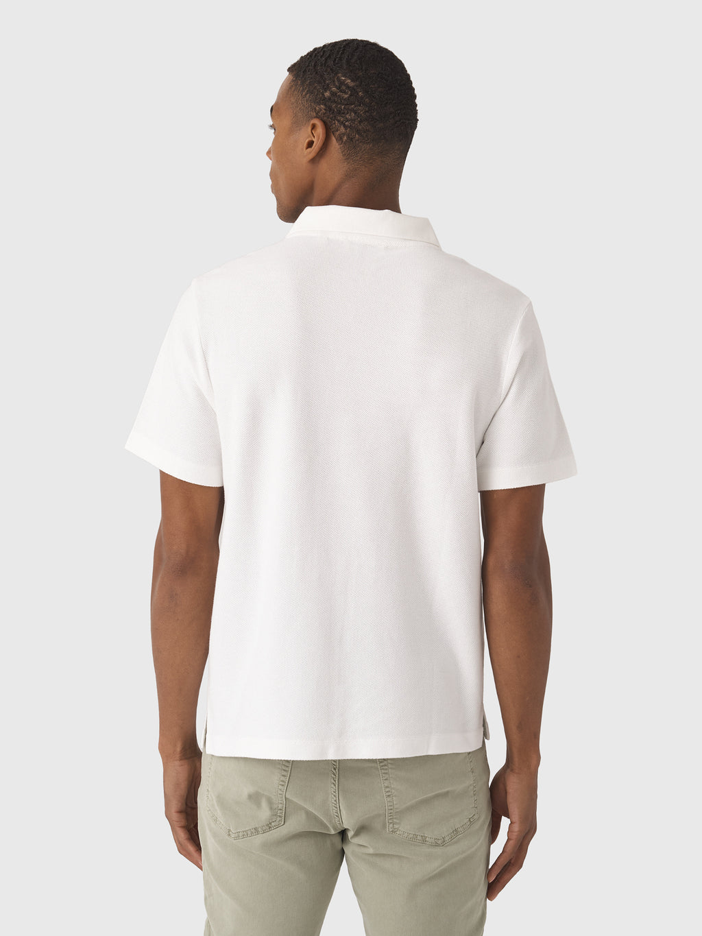 Frame Men's Jacquard Polo - Saint Bernard